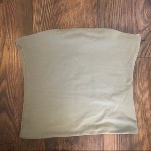 Sage green tube top